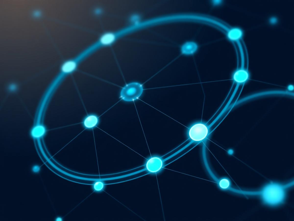 Abstract visualisation of connected asset classes and data feeds